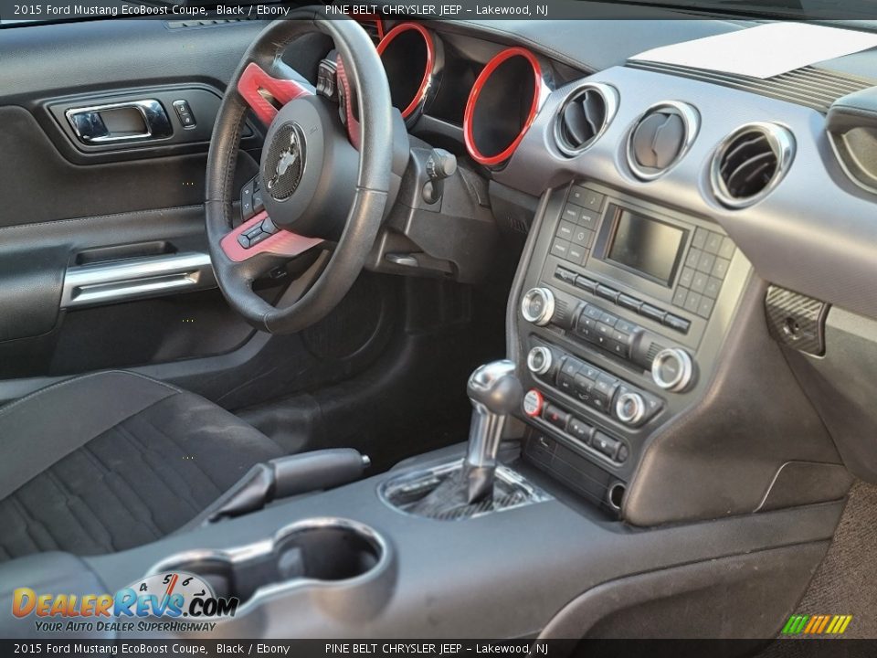 2015 Ford Mustang EcoBoost Coupe Black / Ebony Photo #2