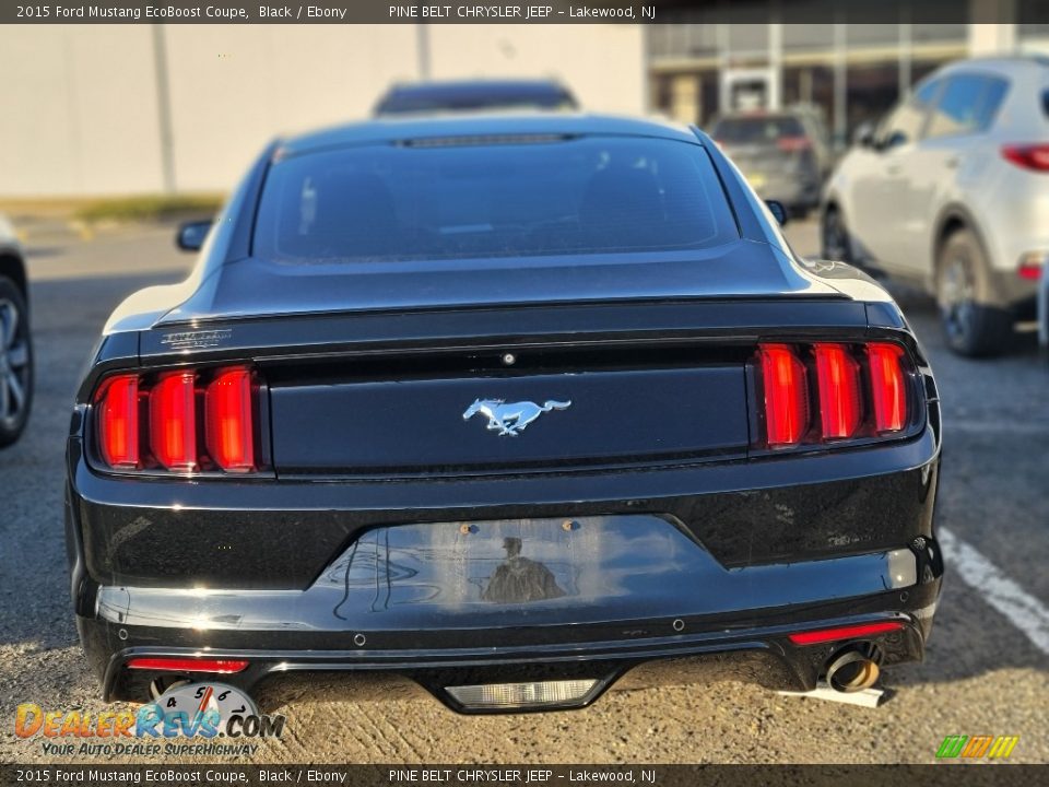 2015 Ford Mustang EcoBoost Coupe Black / Ebony Photo #4