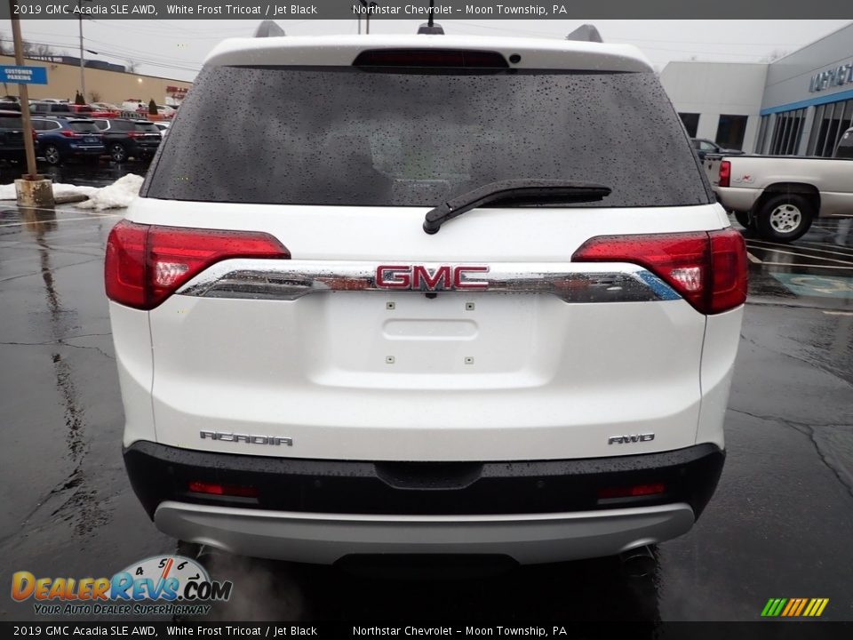 2019 GMC Acadia SLE AWD White Frost Tricoat / Jet Black Photo #6