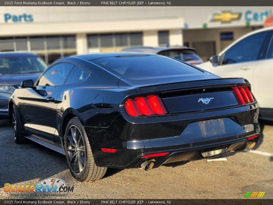 2015 Ford Mustang EcoBoost Coupe Black / Ebony Photo #5