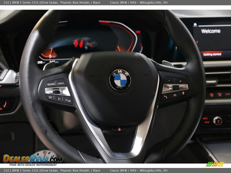 2021 BMW 3 Series 330i xDrive Sedan Phytonic Blue Metallic / Black Photo #7