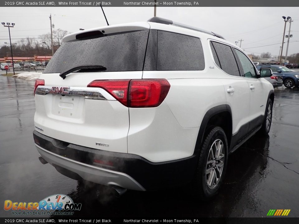 2019 GMC Acadia SLE AWD White Frost Tricoat / Jet Black Photo #8