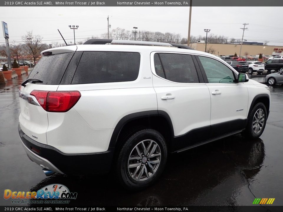 2019 GMC Acadia SLE AWD White Frost Tricoat / Jet Black Photo #9