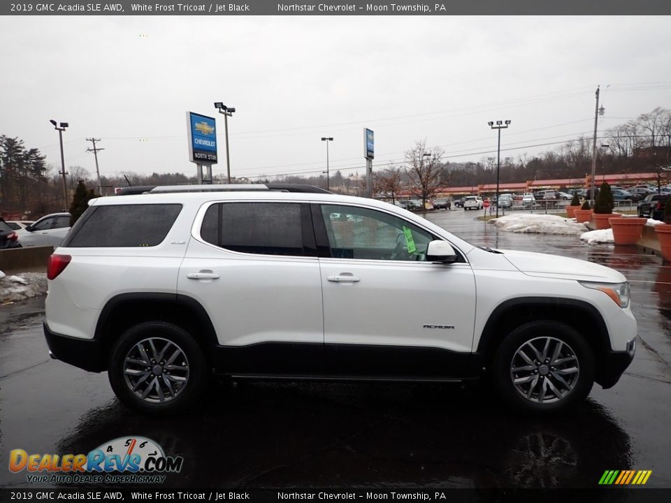 2019 GMC Acadia SLE AWD White Frost Tricoat / Jet Black Photo #10