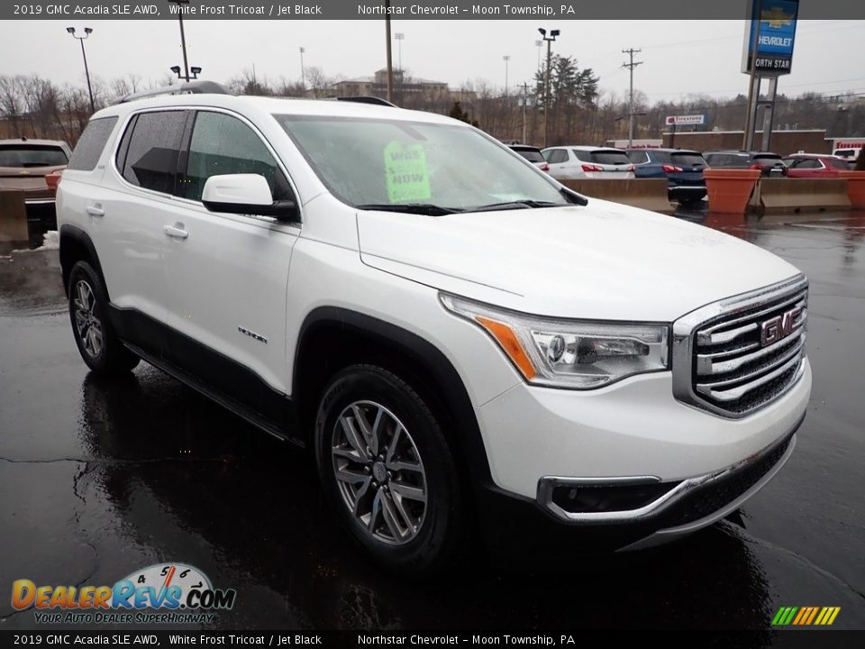 2019 GMC Acadia SLE AWD White Frost Tricoat / Jet Black Photo #11