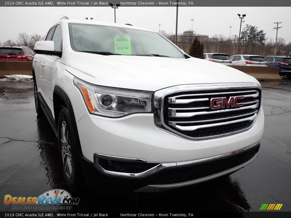 2019 GMC Acadia SLE AWD White Frost Tricoat / Jet Black Photo #12