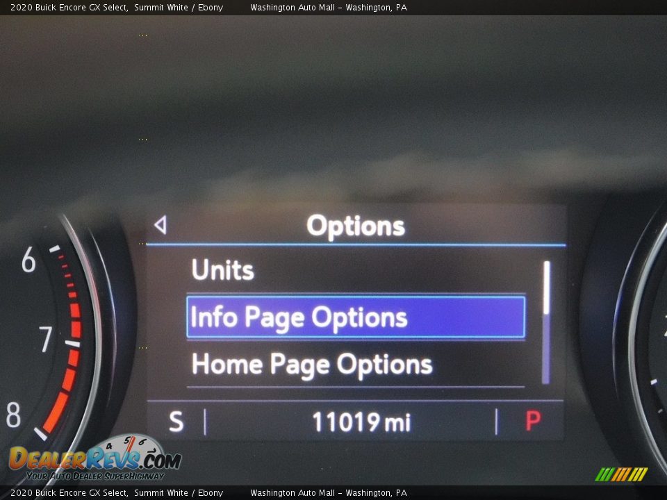 2020 Buick Encore GX Select Summit White / Ebony Photo #29