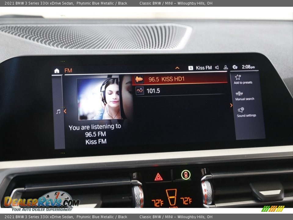 2021 BMW 3 Series 330i xDrive Sedan Phytonic Blue Metallic / Black Photo #12