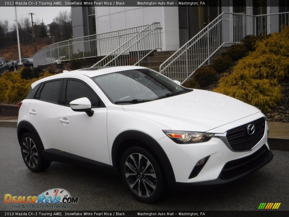 2019 Mazda CX-3 Touring AWD Snowflake White Pearl Mica / Black Photo #1