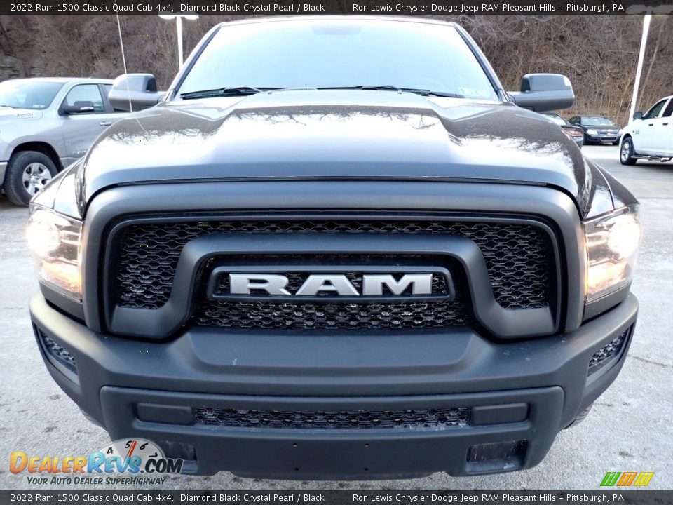 2022 Ram 1500 Classic Quad Cab 4x4 Diamond Black Crystal Pearl / Black Photo #8