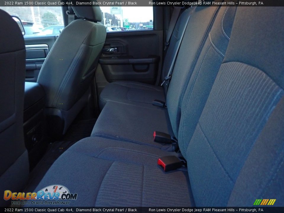 2022 Ram 1500 Classic Quad Cab 4x4 Diamond Black Crystal Pearl / Black Photo #11