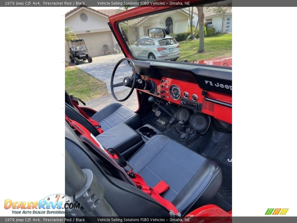 Black Interior - 1979 Jeep CJ5 4x4 Photo #3