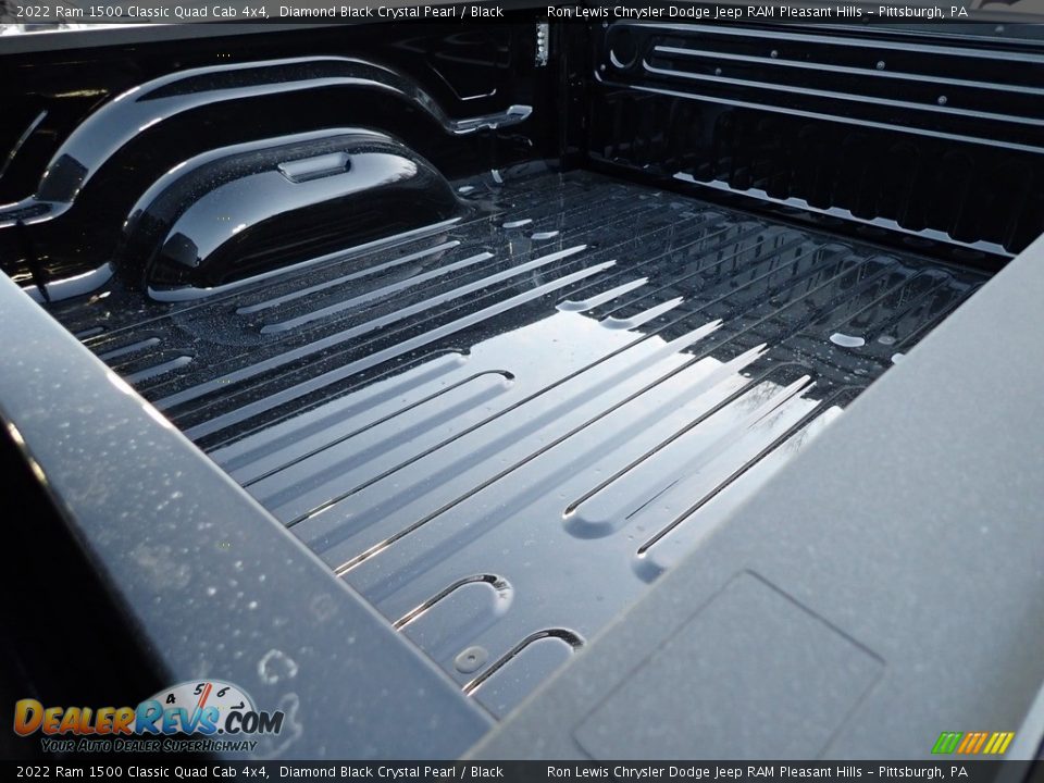 2022 Ram 1500 Classic Quad Cab 4x4 Diamond Black Crystal Pearl / Black Photo #12