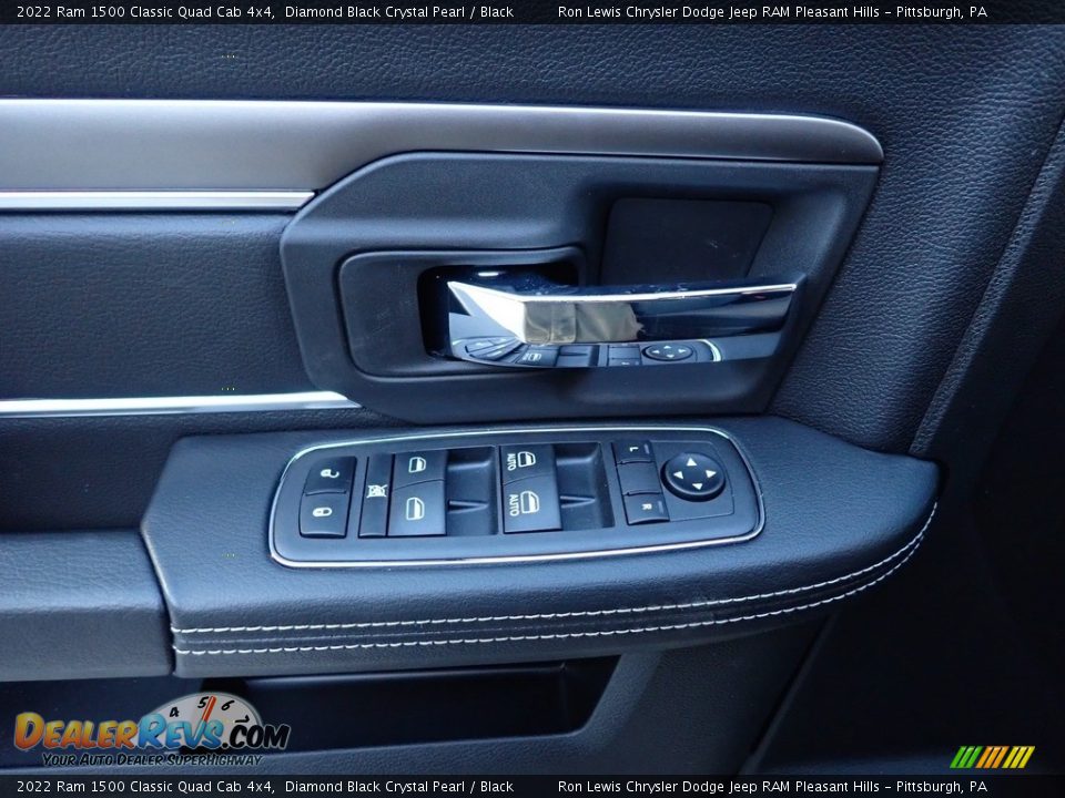 2022 Ram 1500 Classic Quad Cab 4x4 Diamond Black Crystal Pearl / Black Photo #14