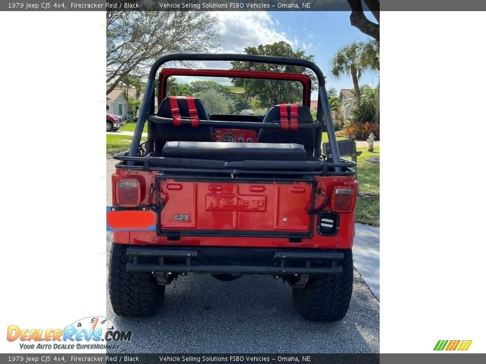 1979 Jeep CJ5 4x4 Firecracker Red / Black Photo #7