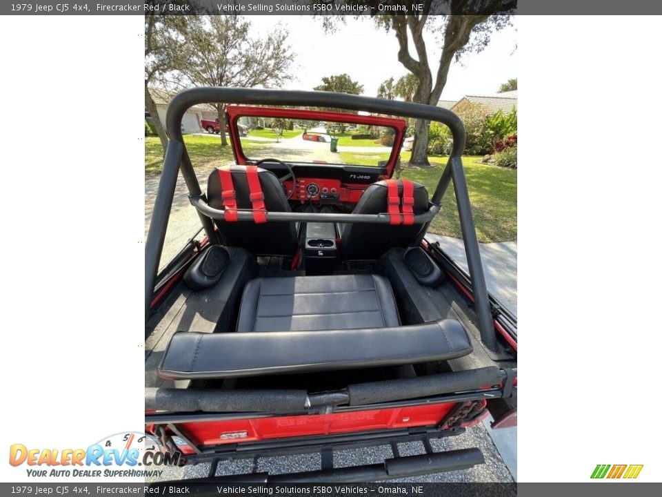 Rear Seat of 1979 Jeep CJ5 4x4 Photo #8