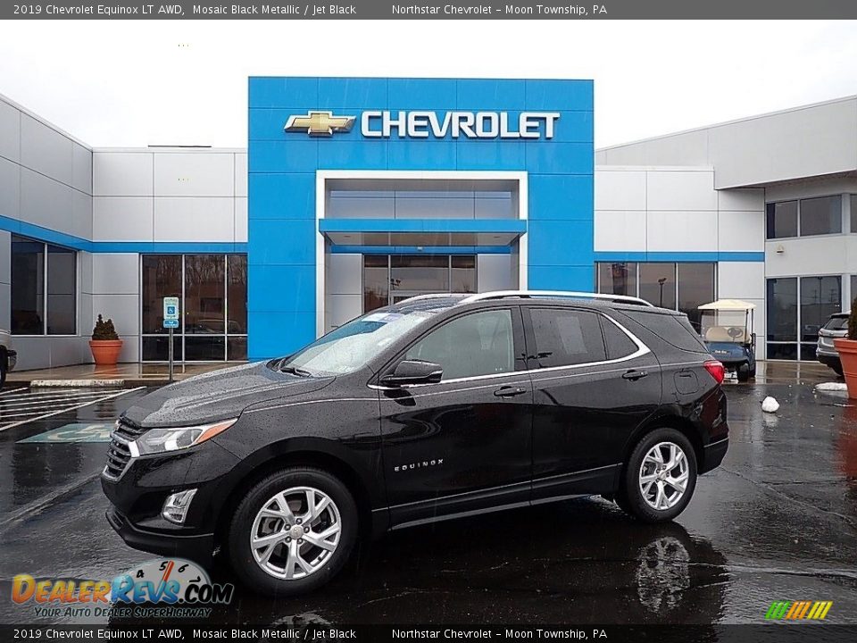 2019 Chevrolet Equinox LT AWD Mosaic Black Metallic / Jet Black Photo #1