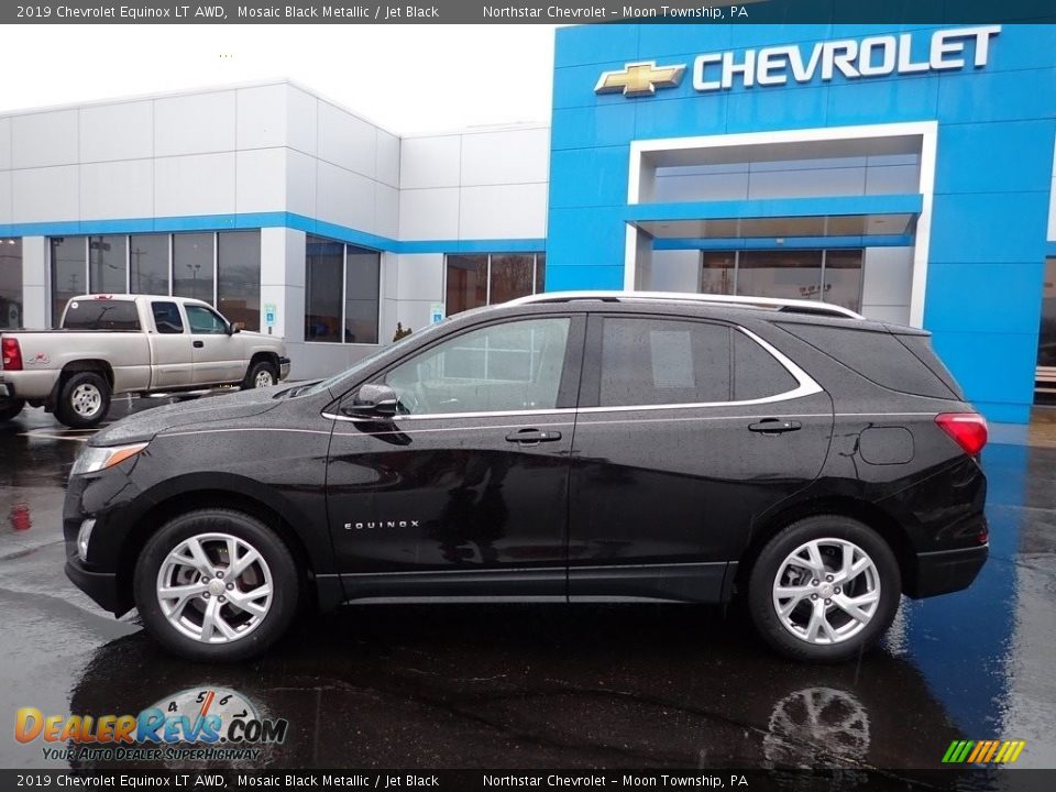 2019 Chevrolet Equinox LT AWD Mosaic Black Metallic / Jet Black Photo #3