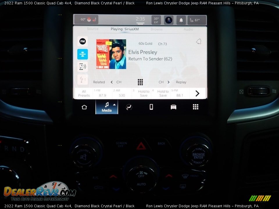 2022 Ram 1500 Classic Quad Cab 4x4 Diamond Black Crystal Pearl / Black Photo #20