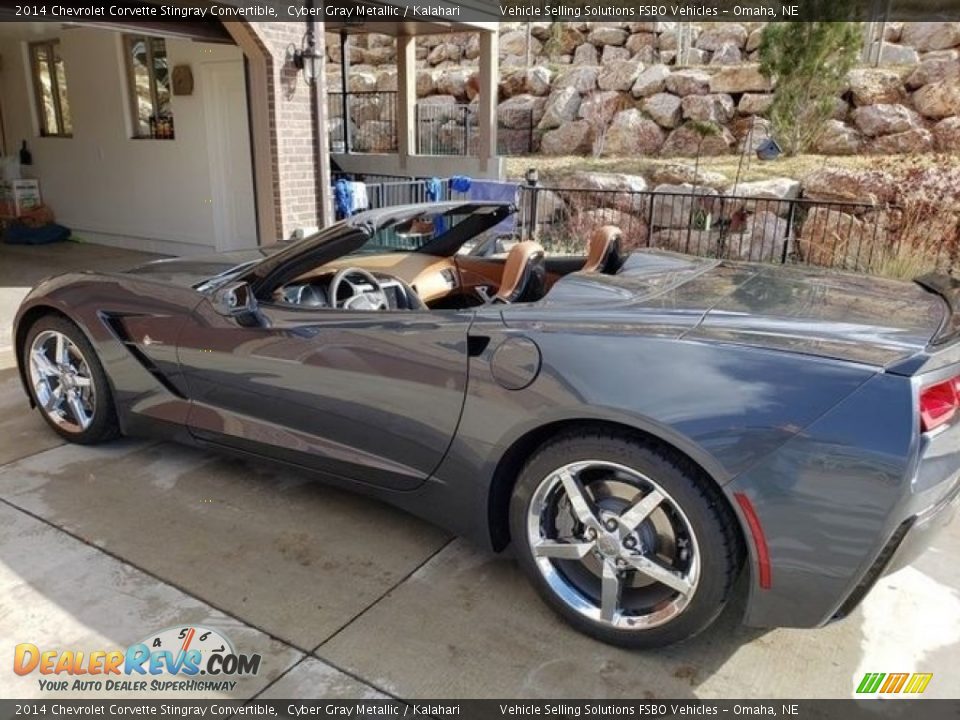 2014 Chevrolet Corvette Stingray Convertible Cyber Gray Metallic / Kalahari Photo #1