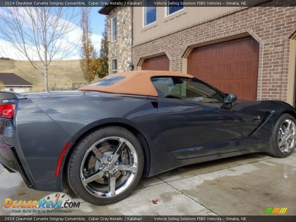 2014 Chevrolet Corvette Stingray Convertible Cyber Gray Metallic / Kalahari Photo #2