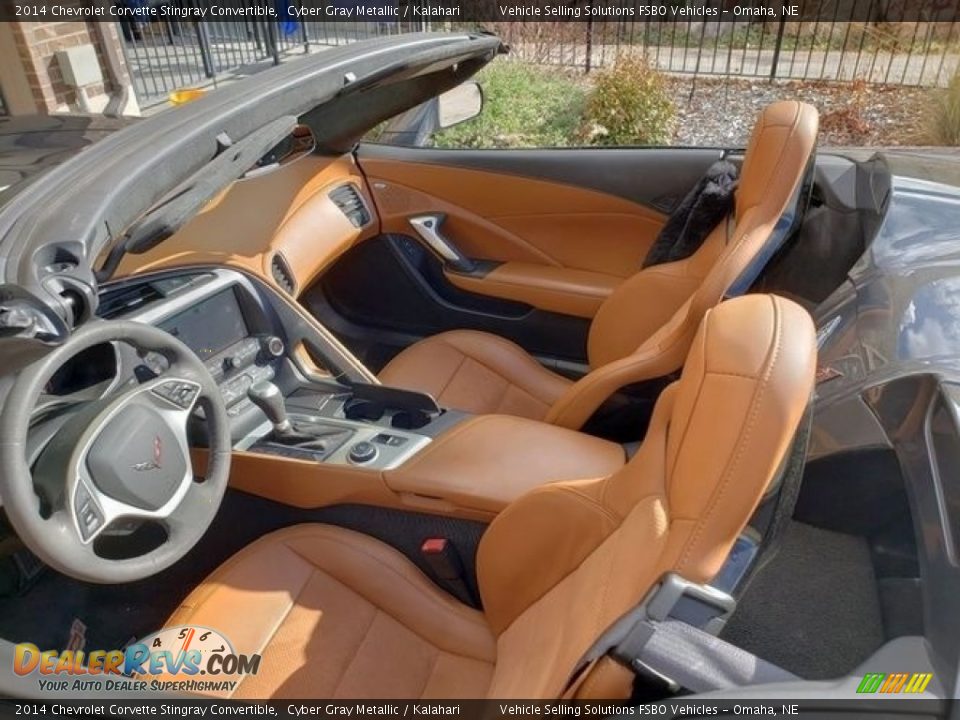 2014 Chevrolet Corvette Stingray Convertible Cyber Gray Metallic / Kalahari Photo #3