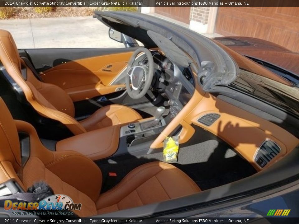 2014 Chevrolet Corvette Stingray Convertible Cyber Gray Metallic / Kalahari Photo #5