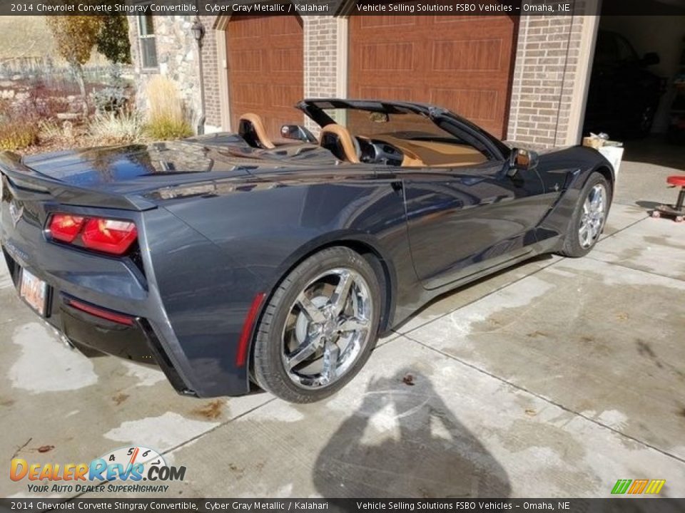 2014 Chevrolet Corvette Stingray Convertible Cyber Gray Metallic / Kalahari Photo #6