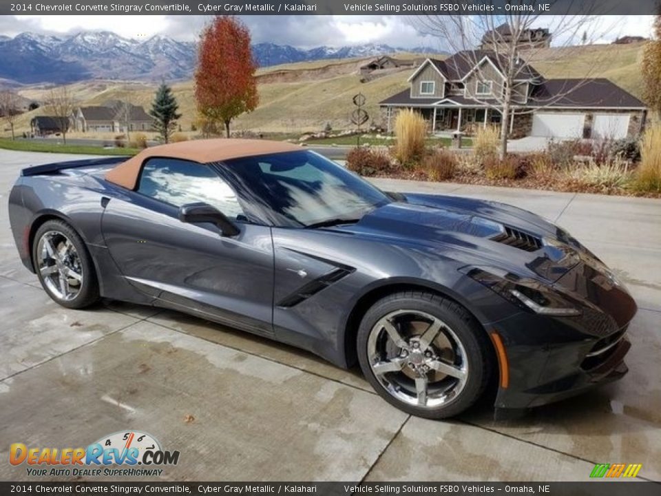 2014 Chevrolet Corvette Stingray Convertible Cyber Gray Metallic / Kalahari Photo #7