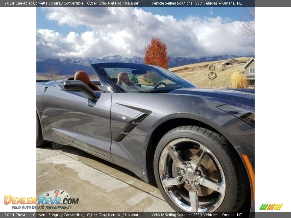 2014 Chevrolet Corvette Stingray Convertible Cyber Gray Metallic / Kalahari Photo #8