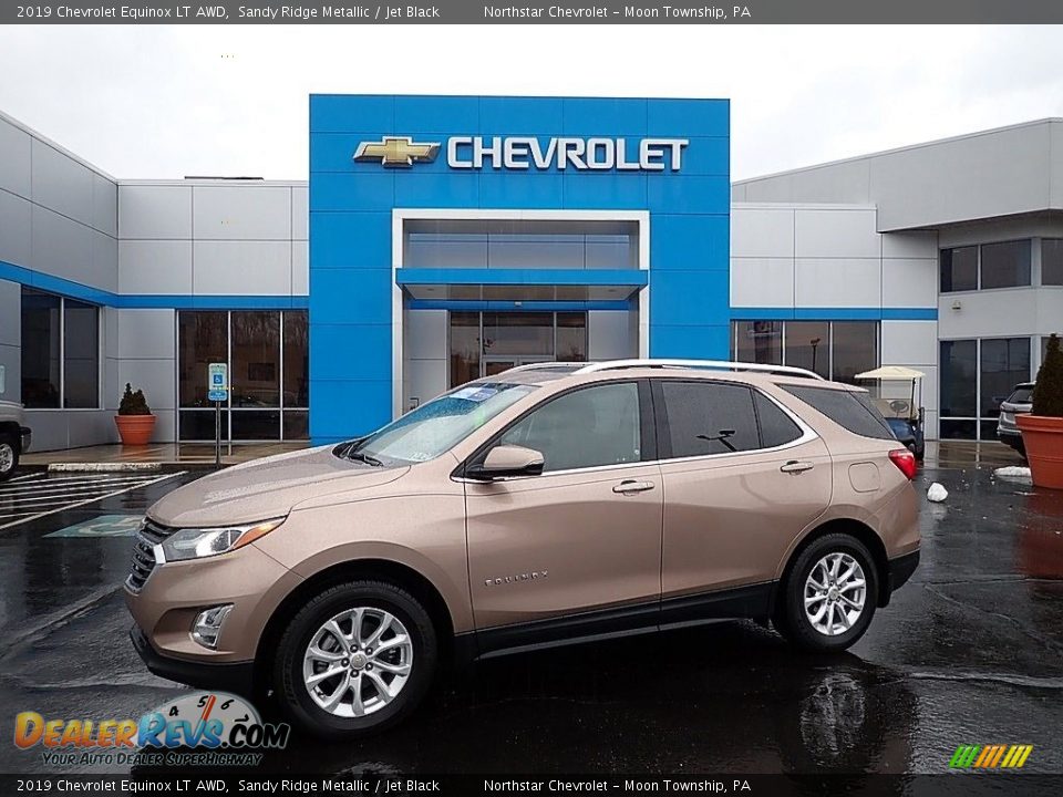 2019 Chevrolet Equinox LT AWD Sandy Ridge Metallic / Jet Black Photo #1