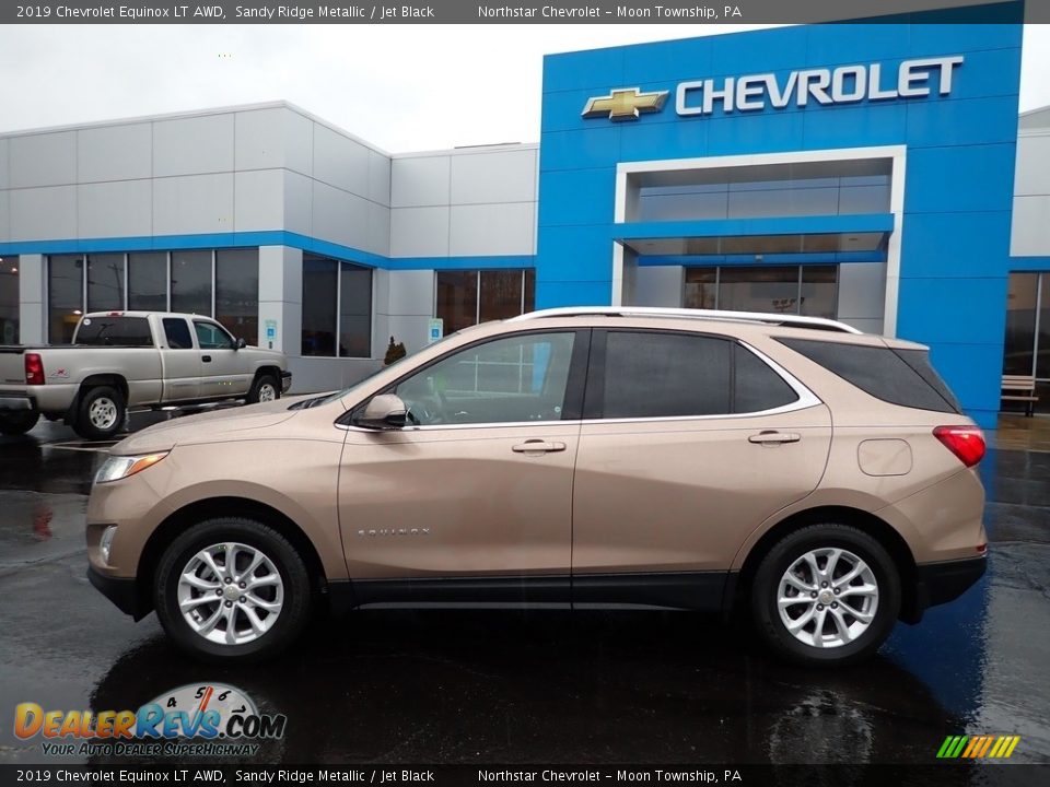 2019 Chevrolet Equinox LT AWD Sandy Ridge Metallic / Jet Black Photo #3