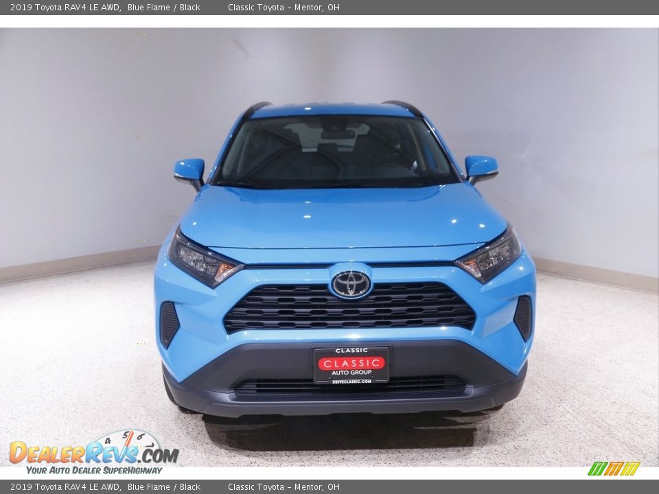 2019 Toyota RAV4 LE AWD Blue Flame / Black Photo #2