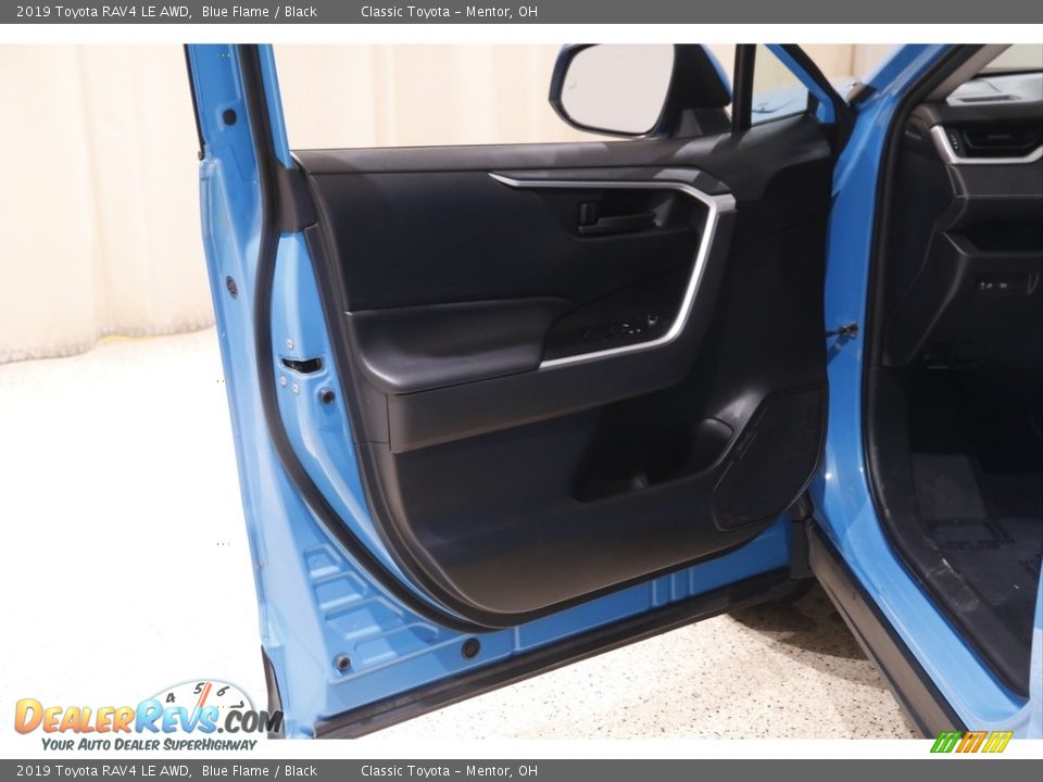 2019 Toyota RAV4 LE AWD Blue Flame / Black Photo #4
