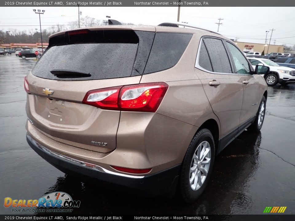 2019 Chevrolet Equinox LT AWD Sandy Ridge Metallic / Jet Black Photo #8