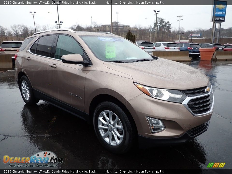 2019 Chevrolet Equinox LT AWD Sandy Ridge Metallic / Jet Black Photo #11