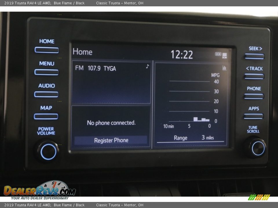 2019 Toyota RAV4 LE AWD Blue Flame / Black Photo #10