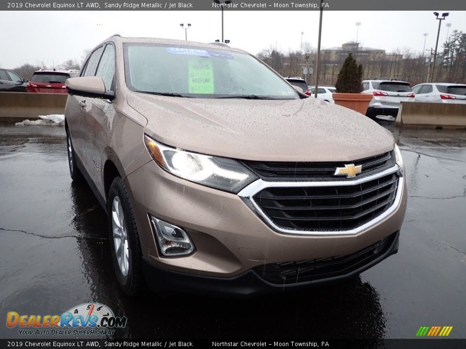 2019 Chevrolet Equinox LT AWD Sandy Ridge Metallic / Jet Black Photo #12