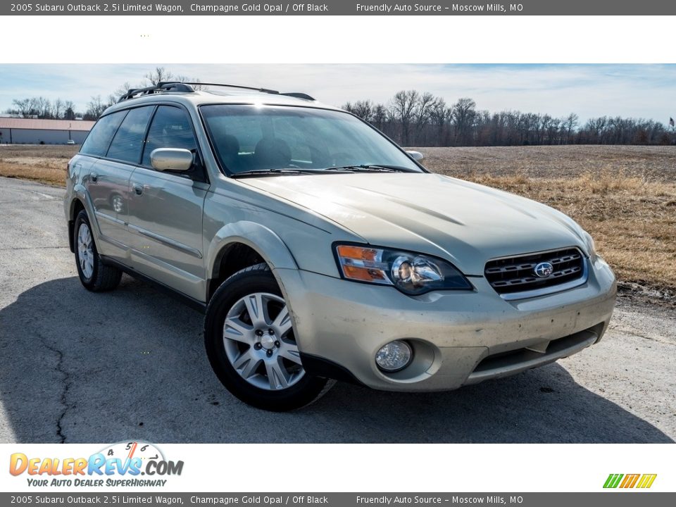 2005 Subaru Outback 2.5i Limited Wagon Champagne Gold Opal / Off Black Photo #1