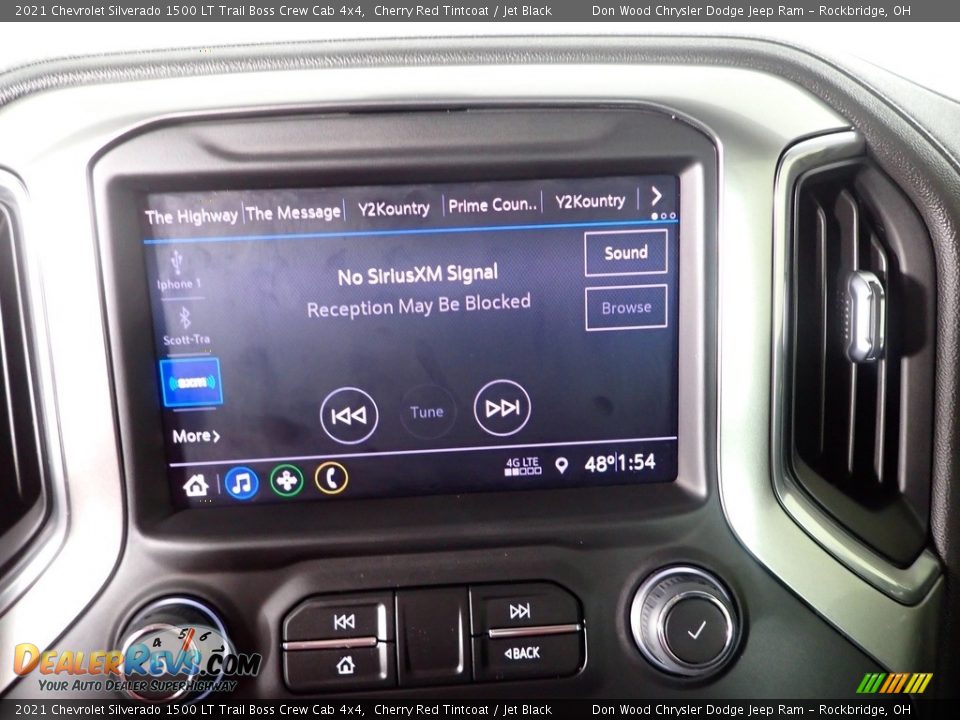 2021 Chevrolet Silverado 1500 LT Trail Boss Crew Cab 4x4 Cherry Red Tintcoat / Jet Black Photo #2