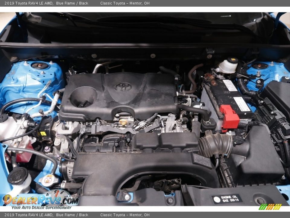 2019 Toyota RAV4 LE AWD Blue Flame / Black Photo #19