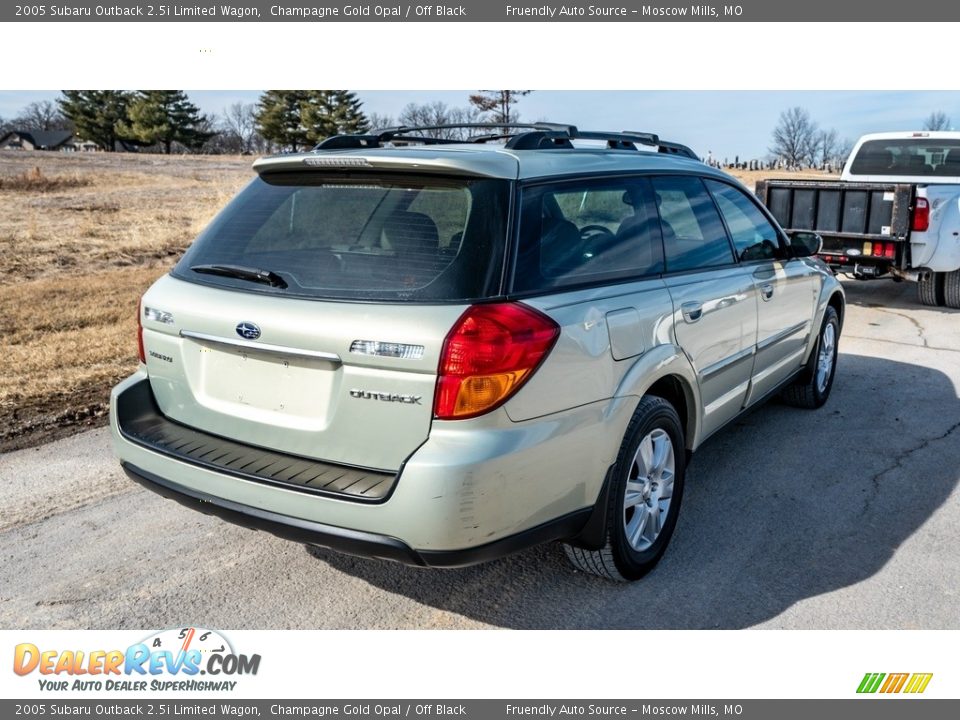 2005 Subaru Outback 2.5i Limited Wagon Champagne Gold Opal / Off Black Photo #4