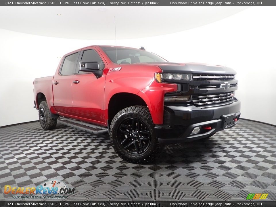 2021 Chevrolet Silverado 1500 LT Trail Boss Crew Cab 4x4 Cherry Red Tintcoat / Jet Black Photo #5
