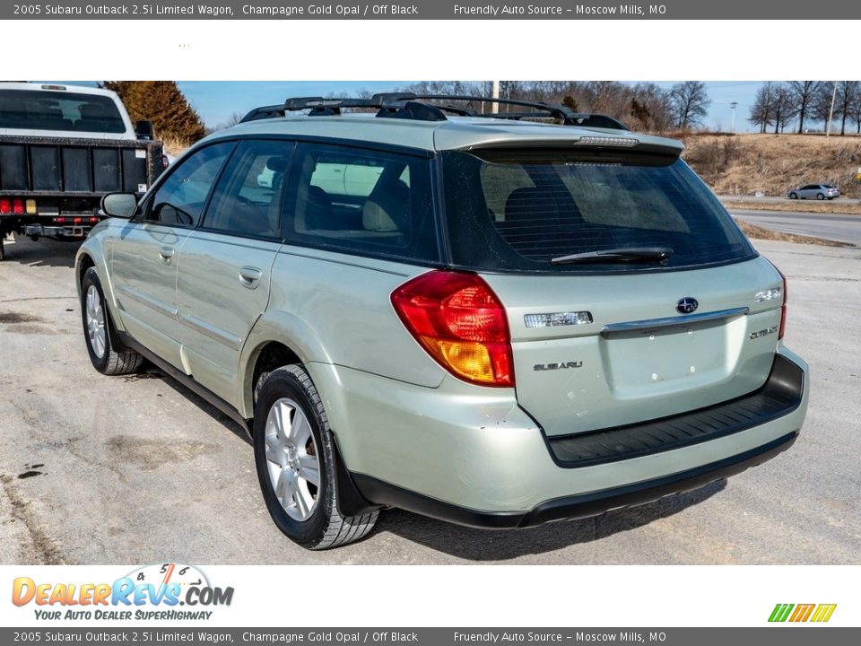 2005 Subaru Outback 2.5i Limited Wagon Champagne Gold Opal / Off Black Photo #6