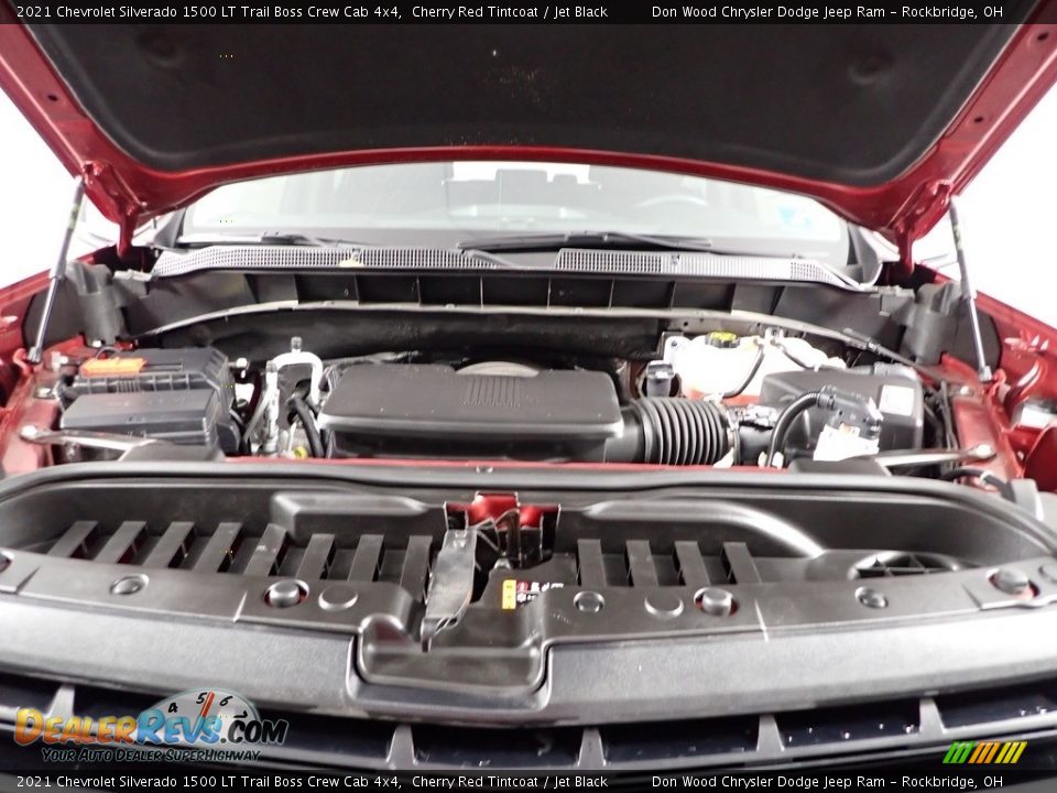 2021 Chevrolet Silverado 1500 LT Trail Boss Crew Cab 4x4 Cherry Red Tintcoat / Jet Black Photo #8