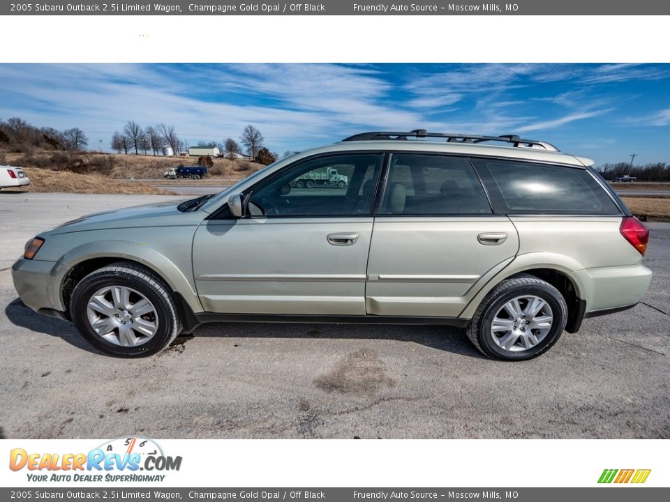 2005 Subaru Outback 2.5i Limited Wagon Champagne Gold Opal / Off Black Photo #7