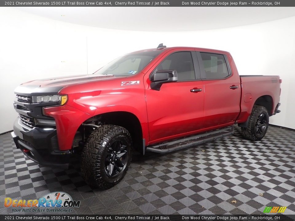 2021 Chevrolet Silverado 1500 LT Trail Boss Crew Cab 4x4 Cherry Red Tintcoat / Jet Black Photo #9