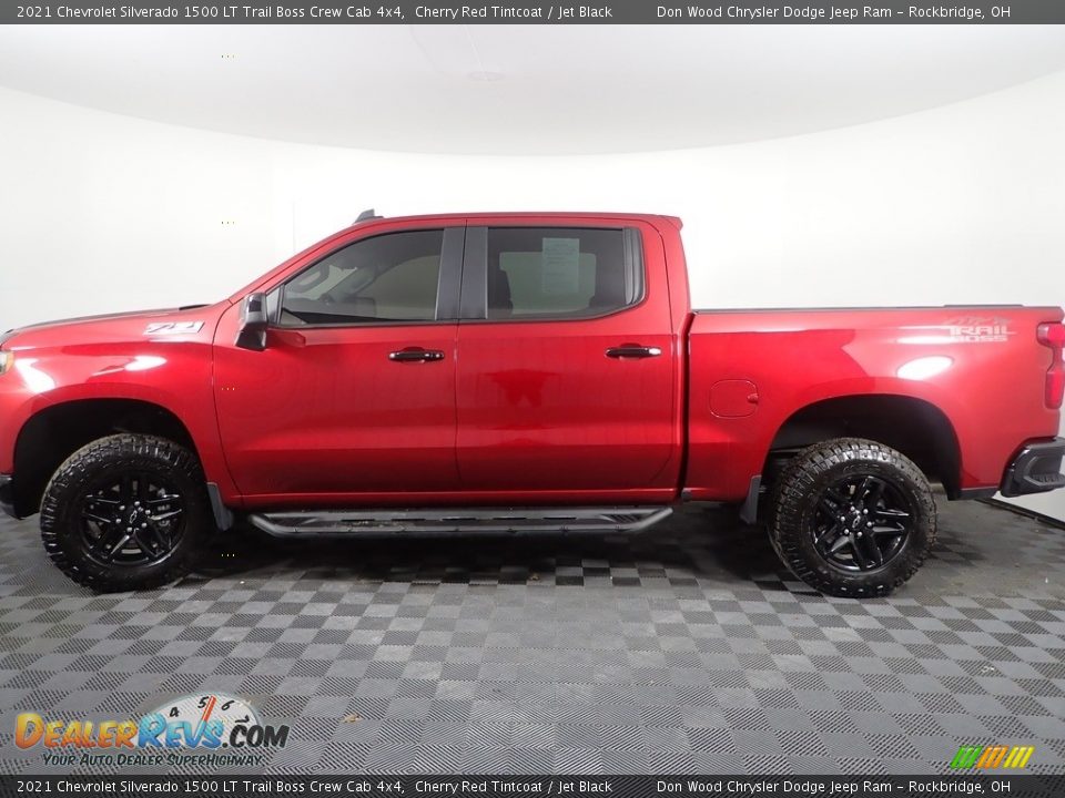 2021 Chevrolet Silverado 1500 LT Trail Boss Crew Cab 4x4 Cherry Red Tintcoat / Jet Black Photo #10