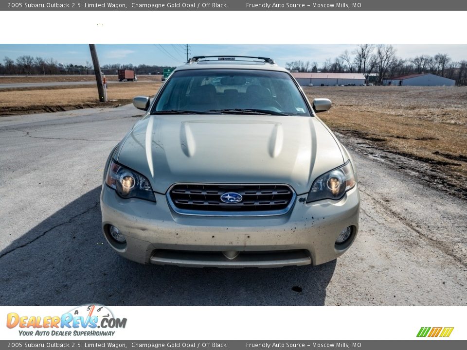 2005 Subaru Outback 2.5i Limited Wagon Champagne Gold Opal / Off Black Photo #9