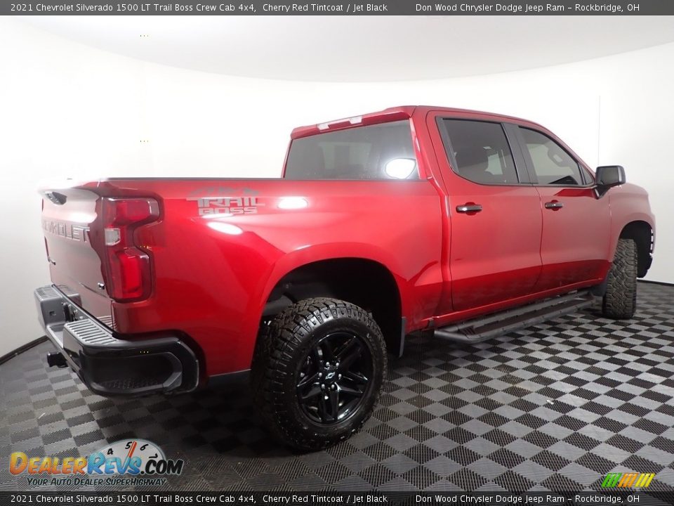 2021 Chevrolet Silverado 1500 LT Trail Boss Crew Cab 4x4 Cherry Red Tintcoat / Jet Black Photo #14